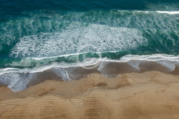 Les plages d atlantique vue du ciel