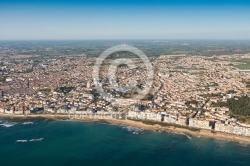 Les Sables-d Olonne vue du ciel