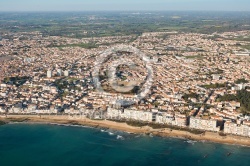 Les Sables-d Olonne vue du ciel