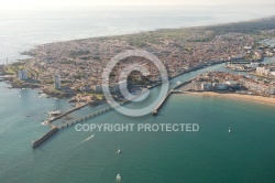 Les Sables-d Olonne vue du ciel