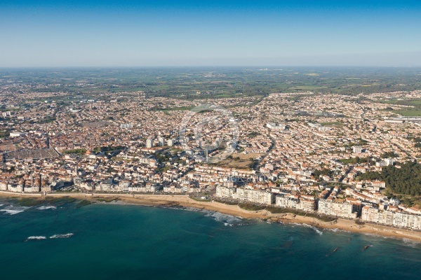 Les Sables-d Olonne vue du ciel