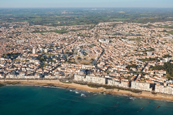 Les Sables-d Olonne vue du ciel