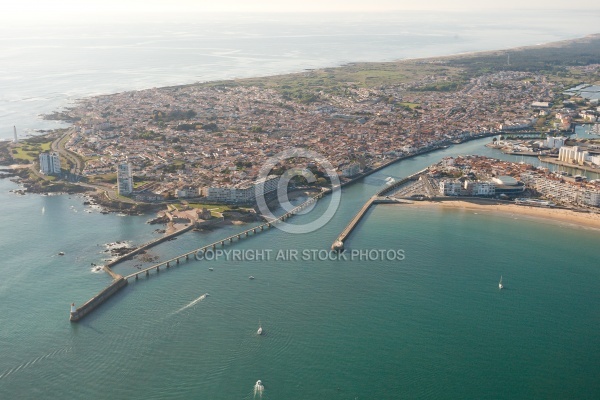 Les Sables-d Olonne vue du ciel