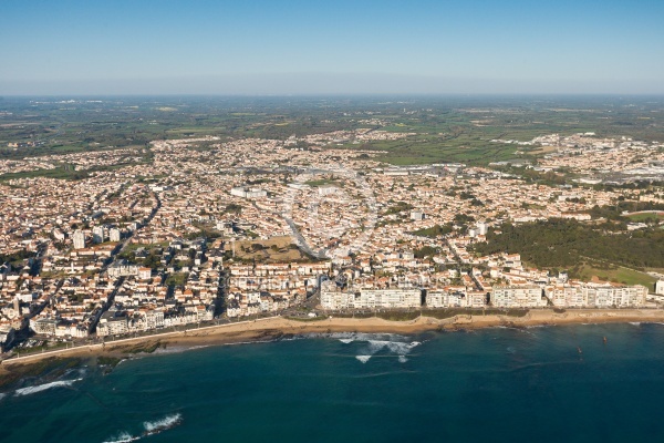 Les Sables-d Olonne vue du ciel