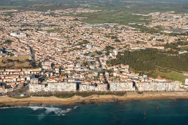 Les Sables-d Olonne vue du ciel