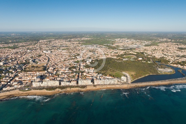 Les Sables-d Olonne vue du ciel