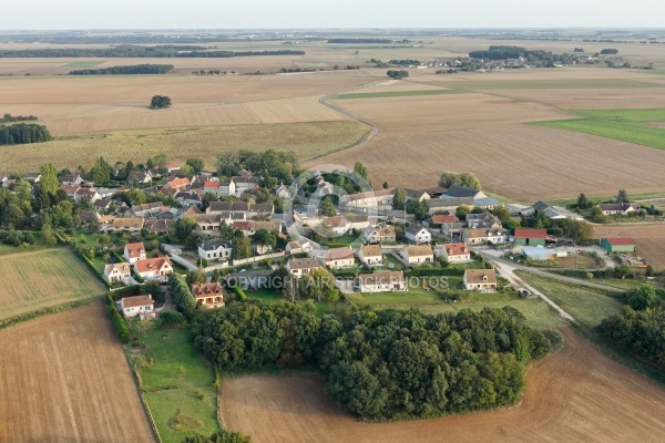 Lieu-dit Le Rottoir, Boissy-le-Sec vue du ciel