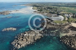 Littoral de Cleder, Le Finistere vu du ciel