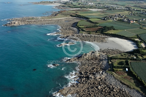 Littoral de Cleder-Kéradennec, Le Finistere vu du ciel