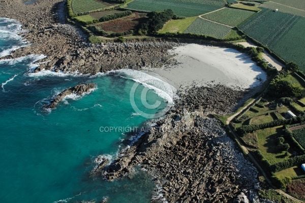 Littoral de Cleder-Kéradennec, Le Finistere vu du ciel