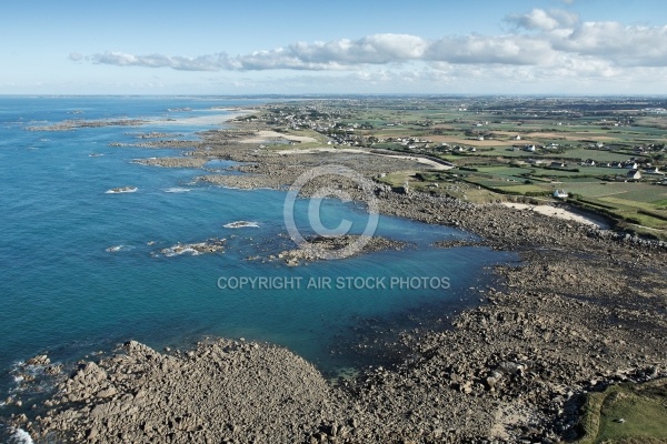 Littoral de Plouescat, Pors Megen, Finistere