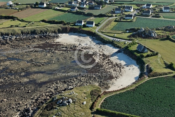 Littoral de Plouescat, Pors Megen, Finistere