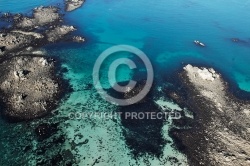 Littoral de Santec et mer bleu , Finistère 29