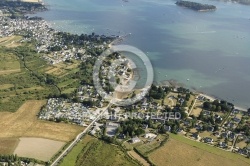 Locamariaquer, vue aérienne du Golfe du Morbihan 56