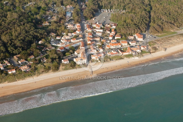 Longeville-sur-Mer vue du ciel, le Rocher