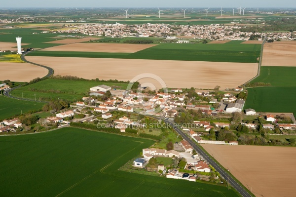 Longeville-sur-Mer vue du ciel