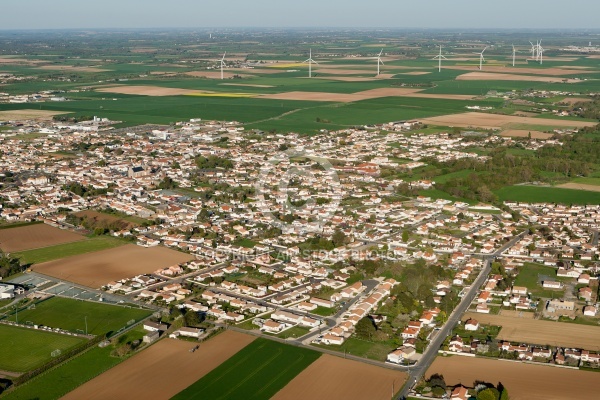 Longeville-sur-Mer vue du ciel