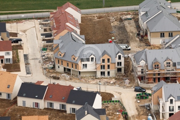 Lotissement en construction à  Boissy sous saint yon