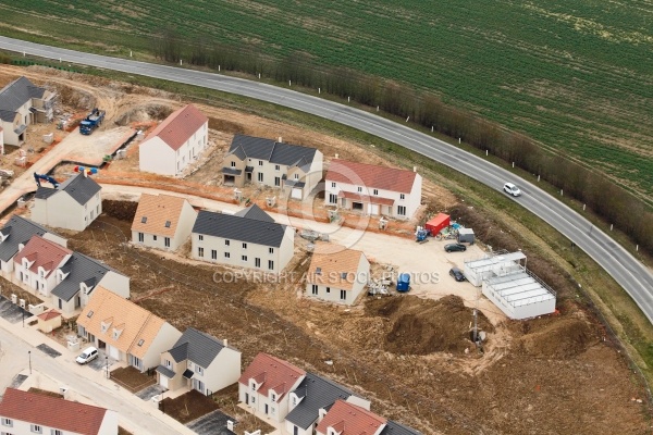 Lotissement en construction à  Boissy sous saint yon