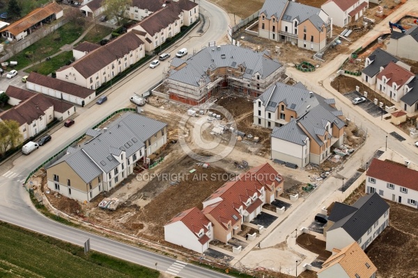 Lotissement en construction à  Boissy sous saint yon