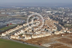 Lotissement en contruction à Etampes 91 vu du ciel