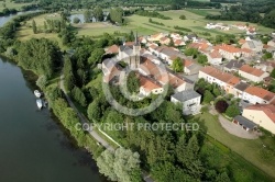 Malling, la Moselle vue du ciel 57