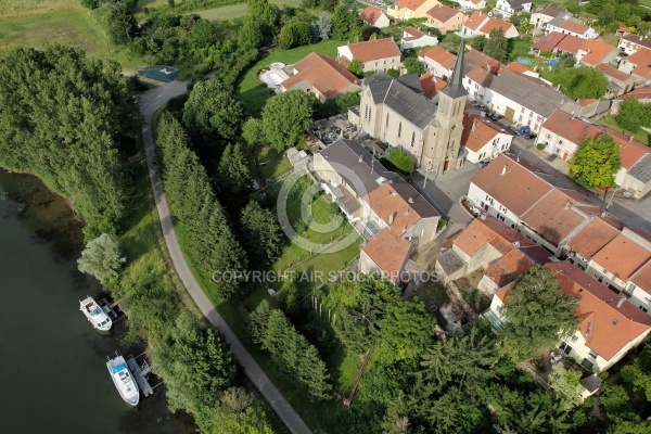 Malling, la Moselle vue du ciel 57