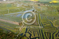 Marais de Jard-sur-Mer vue du ciel Marais de Jard-sur-Mer vue du ciel