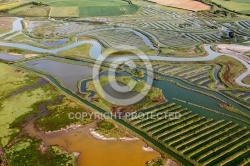 Marais de la Cidelle vue du ciel