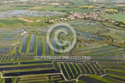 Marais de la Guittière vue du ciel