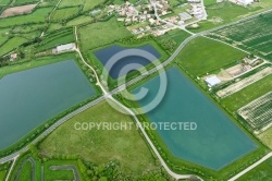 Marais de la Vinière vue du ciel , Jard-sur-Mer