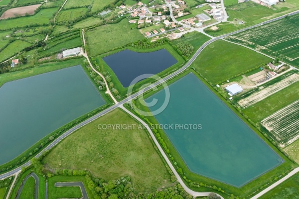 Marais de la Vinière vue du ciel , Jard-sur-Mer