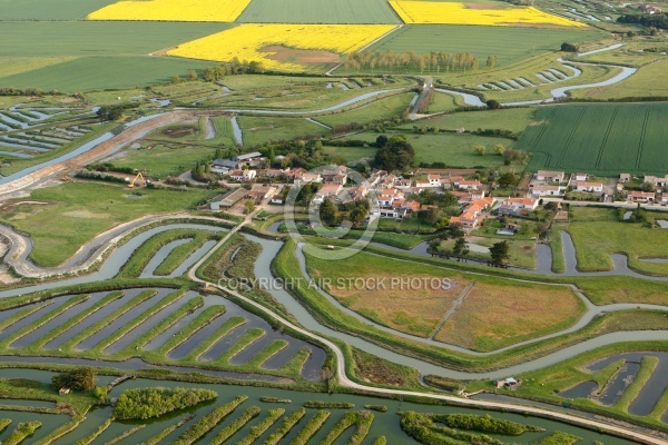 Marais de la Vinière vue du ciel