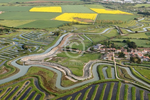 Marais de la Vinière vue du ciel