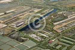 Marais de Saint-Just-Luzac vue du ciel Marais de Saint-Just-Luzac vue du ciel