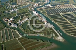 Marais ostréicole de La Grève à Duret, Arvert, Charente-Maritime