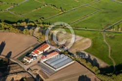 Marais Poitevin vue du ciel