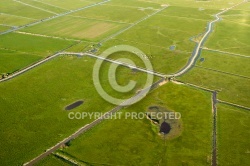 Marais Poitevin vue du ciel Marais Poitevin vue du ciel