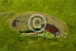 Marais Poitevin vue du ciel