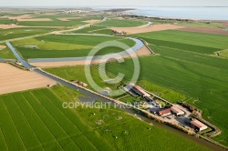 Marais Poitevin vue du ciel