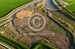 Marais Poitevin vue du ciel