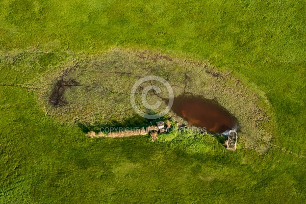 Marais Poitevin vue du ciel