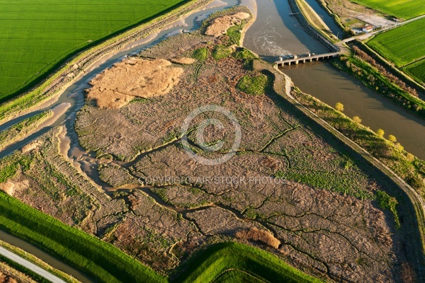 Marais Poitevin vue du ciel