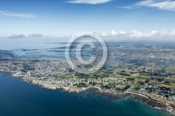 Marais salants de Guérande  vue du ciel