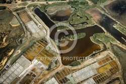 Marais Salants de Guérande , La Turballe vue du ciel