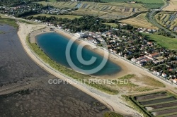 Marennes Plage vue du ciel