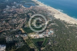 Messanges et Vieux-Boucau vue du ciel