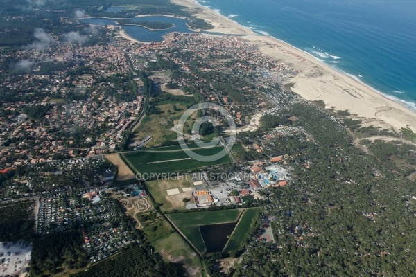 Messanges et Vieux-Boucau vue du ciel