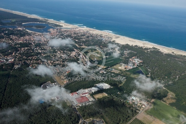 Messanges et Vieux-Boucau vue du ciel