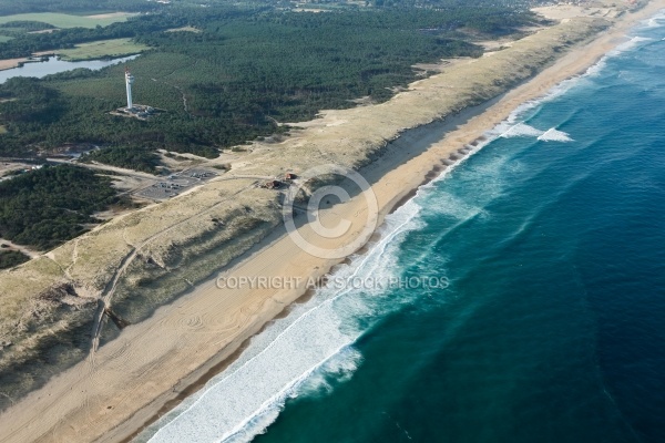 Messanges plages vue du ciel